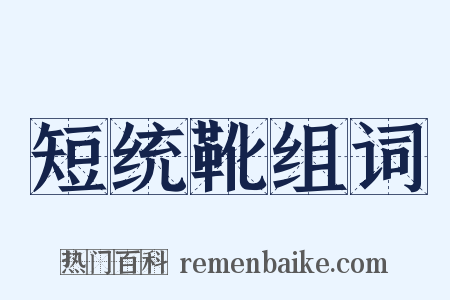 短统靴组词是什么意思的图片